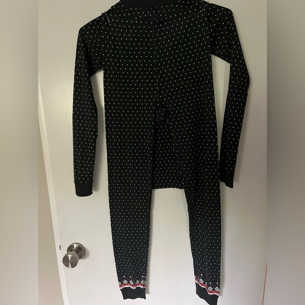 Hanna Andersson Black and White Kids Pajama Set - Picture 3 of 3